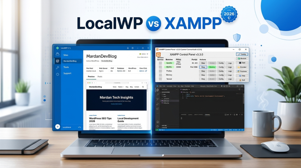 LocalWP vs XAMPP comparison for WordPress local development in 2026